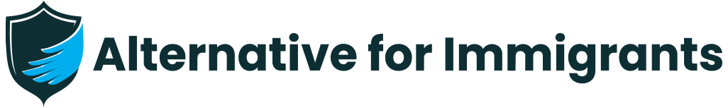 Logotyp för Alternative for Immigrants