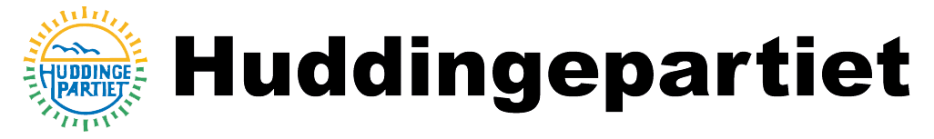 Logotyp för Huddingepartiet