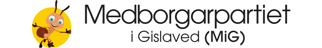 Logotyp för Medborgarpartiet i Gislaved (MiG)