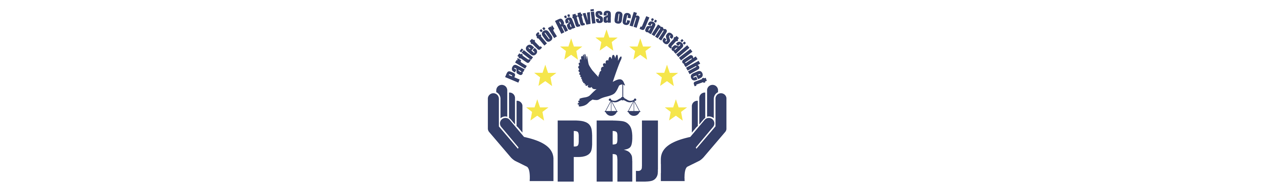 Logotyp för PRJ -Partiet för Rättvisa och Jämställdhet