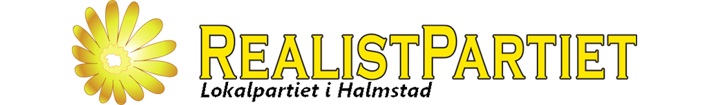 Logotyp för Realistpartiet i Halmstad