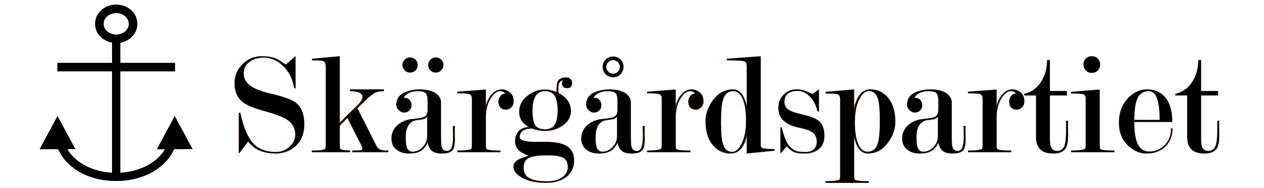 Logotyp för Skärgårdspartiet
